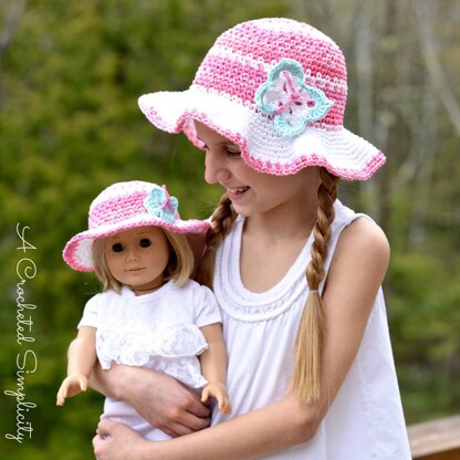 Kids Linen Stitch Sunhat