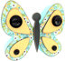 Foundations Decor Interchangeable "O" Wood Shape - May - Butterfly, 5.75"X4.75"