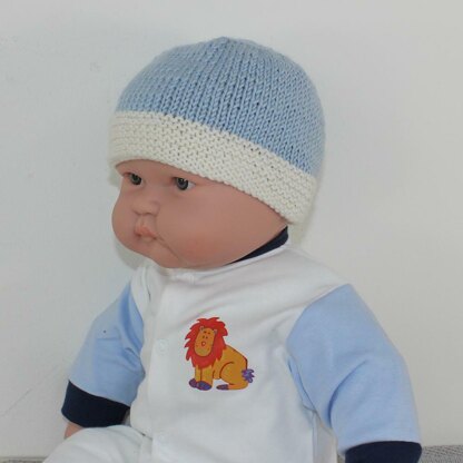 Baby 2 Colour Beanie Hat