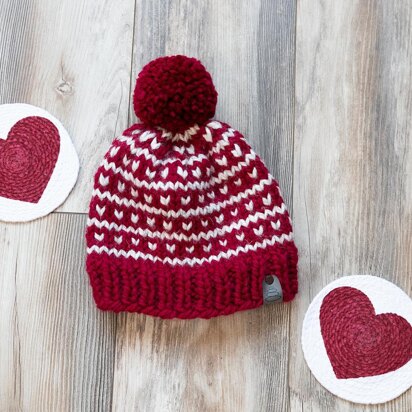 Valentine Fair Isle Hat