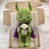 Green Monter With Skull