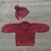 Berri Pullover Sweater and Hat Set
