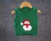 P166 Snowman Motif Tank Tops