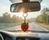 Crochet Strawberry Keychain Pattern – PDF + Video Tutorial
