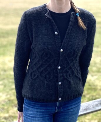 Infinity Cabled Cardigan