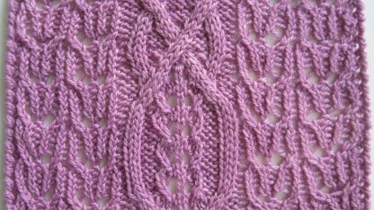 Nisshin Cable Lace Scarf