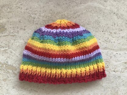 Baby Rainbow Beanie