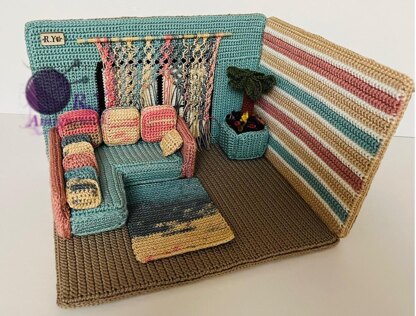 Amigurumi living room