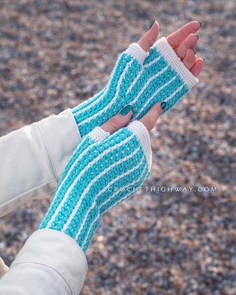 Kaleidoscope Fingerless Mittens