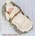 Bobble Cocoon Baby Knitting Pattern #128