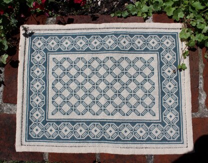 Avlea Folk Embroidery Aegean Octagon Table Mat - Downloadable PDF