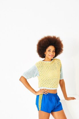 Ladies Crochet Top and Sweater in Stylecraft Bamboo & Cotton DK - 10216 - Downloadable PDF