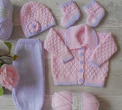 Rebecca Baby Cardigan Set