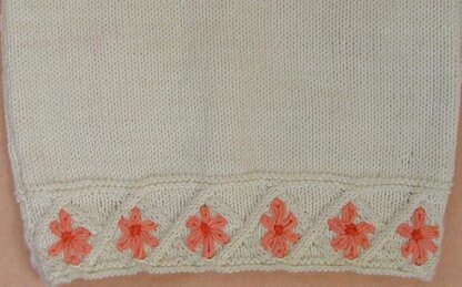 Embroidered flower cardigan