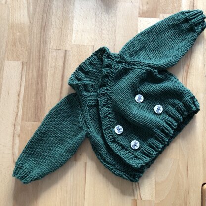 Süsse Babystrickjacke