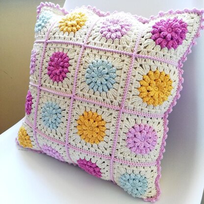 Dahlias in Bloom Cushion