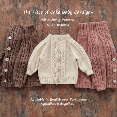 The Piece of Cake Baby Cardigan | 0-24 months