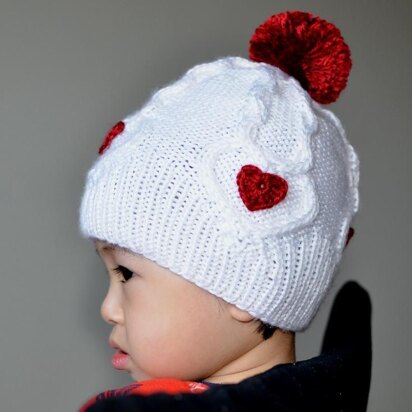 Sweet Hearts Valentine Hat