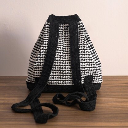 Houndstooth Backpack