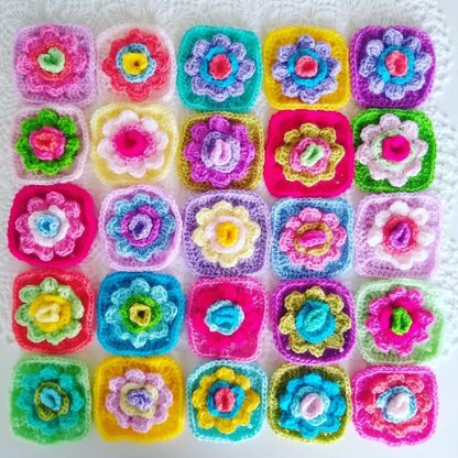 Granny Rose Pom Pom Pillows