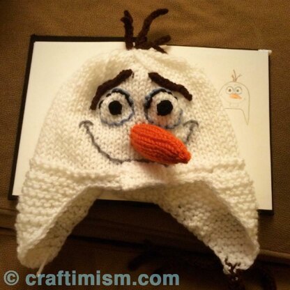 Snowman Knit Hat