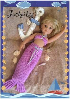 Mermaid Fish Tail for Dolls