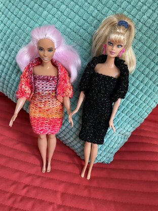 Barbie Dress & Cardi Set