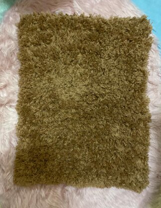Soft and Tufty Crochet Floor Mat