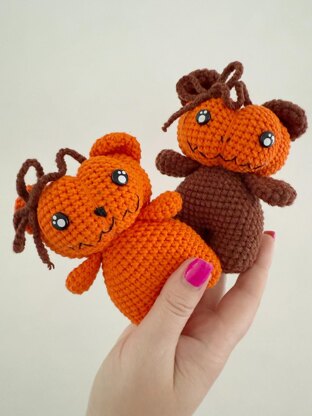 Halloween Pumpkin Bear fall decor