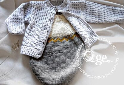 Corliss Cardigan and Romper - P163+ P162