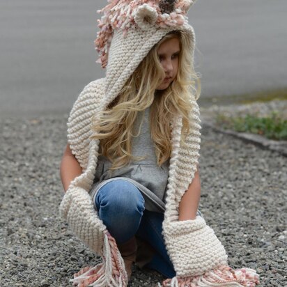 Unice Unicorn Hood - knitting pattern