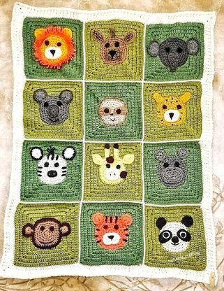 Jungle Baby Blanket