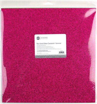 Arc Crafts ETC Papers Non-Shed Glitter Cardstock 12"X12" 10/Pkg - Summer