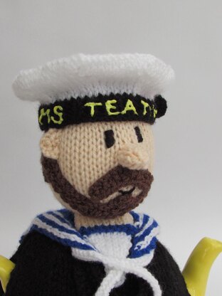 Royal Navy sailor tea cosy