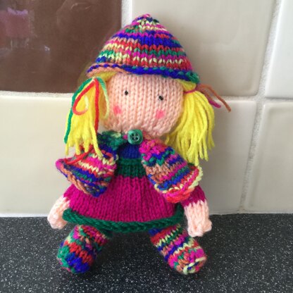 Knitted Mini Doll