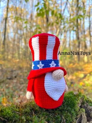 Patriotic gnome USA (boy)