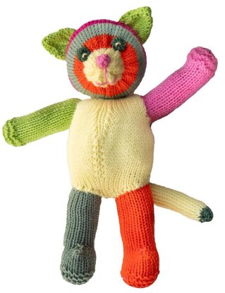 Cute Toys to Knit 2 - bear, donkey, rabbit, dog, cat, zebra