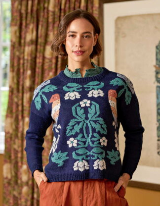Impressions Four Knitting Patterns in Morris DK by Debbie Bliss & Chloé Elizabeth Birch
