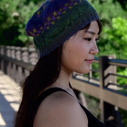 Tam for spring - knitting pattern