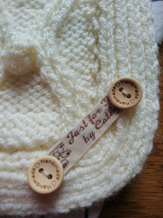 Aran baby blanket #3