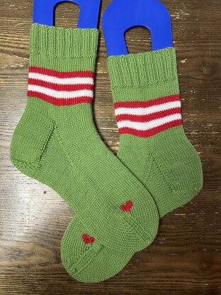 Grinch Inspired Socks