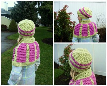 Sweet Peas - Hat/Cowl Set