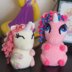 Unicorn Pudgy Pal Stuffed Toy