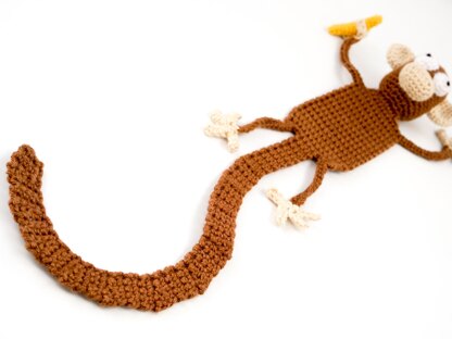 Monkey Bookmark Crochet Pattern