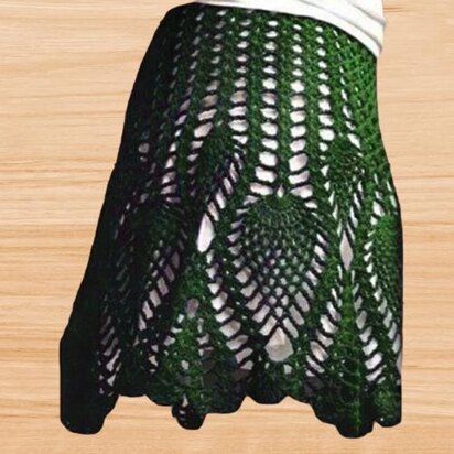 A crochet Pineapple Skirt
