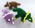 Miniature Triceratops Amigurumi/Plush Toy