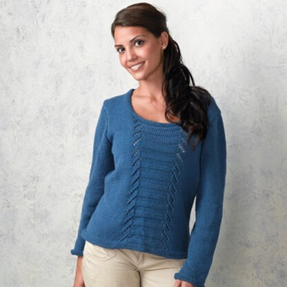 336 Totem Pullover - Jumper Knitting Pattern for Women in Valley Yarns Northfield