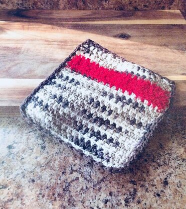 Simple Scrubby Linen Dishcloth