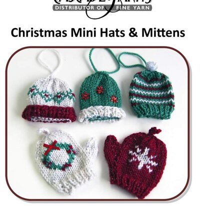 Christmas Mini Hats & Mittens in Cascade Hollywood - W498
