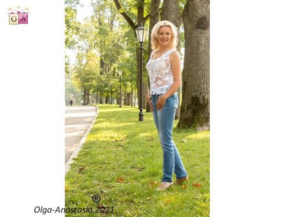 White lace blouse